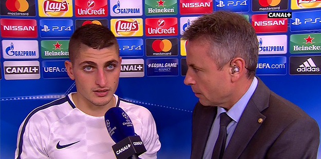 Anderlecht/PSG - Verratti "Dur de faire mieux que 0-4 ? Oui, mais c'est bien d'y penser"