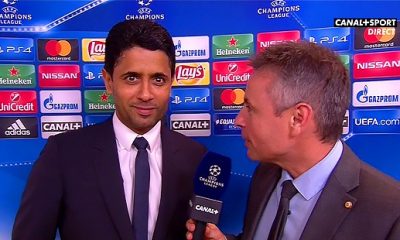 Nasser Al-Khelaïfi "Je suis serein, on a gagné 4-0, je suis très heureux"