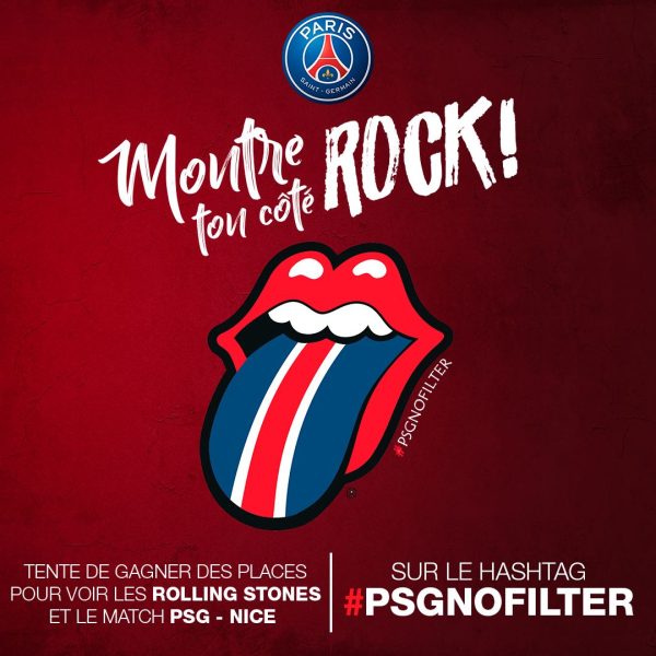 Les Rolling Stones et le PSG en partenariat