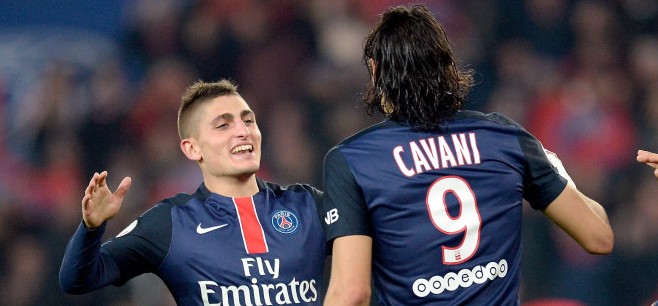 Cavani « Le meilleur joueur avec qui j’ai joué ? Marco Verratti »