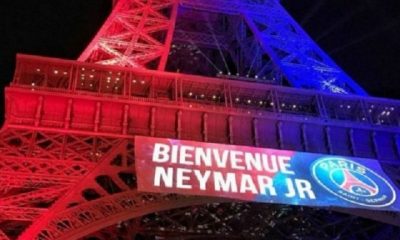 Neymar Senior "Cela a été incroyable de voir le nom de Neymar sur la Tour Eiffel"