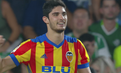 Gonçalo Guedes parmi les 3 finalistes pour être élu joueur du mois d'octobre en Liga