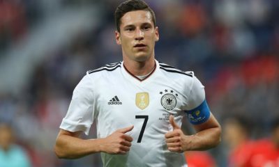 Julian Draxler termine 2e joueur allemand de 2017 derrière Joshua Kimmich  