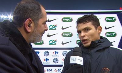 SochauxPSG - Thiago Silva On respecte toutes les équipes que l'on affronte