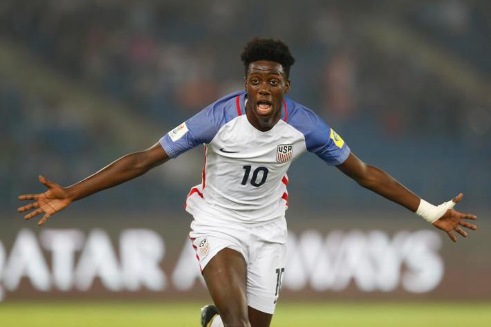 Première titularisation réussie pour Timothy Weah avec les USA