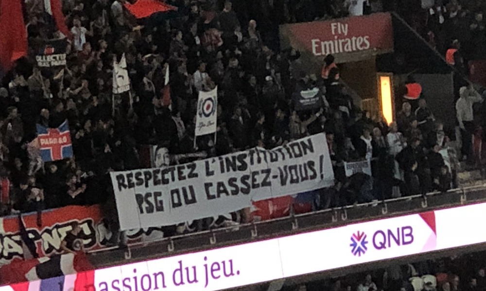 banderoles ultras PSG