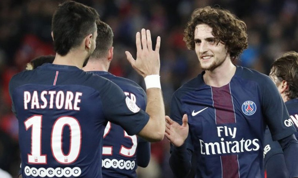 Pastore + Adrien Rabiot PSG