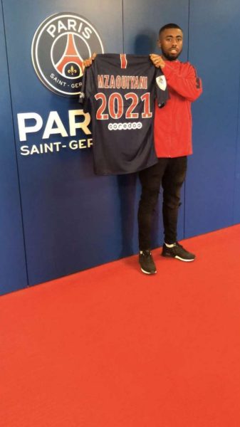 Idriss Mzaouiyani a signé son premier contrat professionnel au PSG !