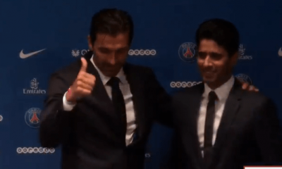 Nasser Al-Khelaïfi "Buffon est un grand gardien et un grand leader...Une très belle histoire commence"