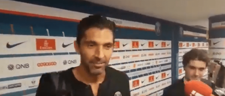 PSG/Caen - Buffon "Je suis très content du match de ce soir"