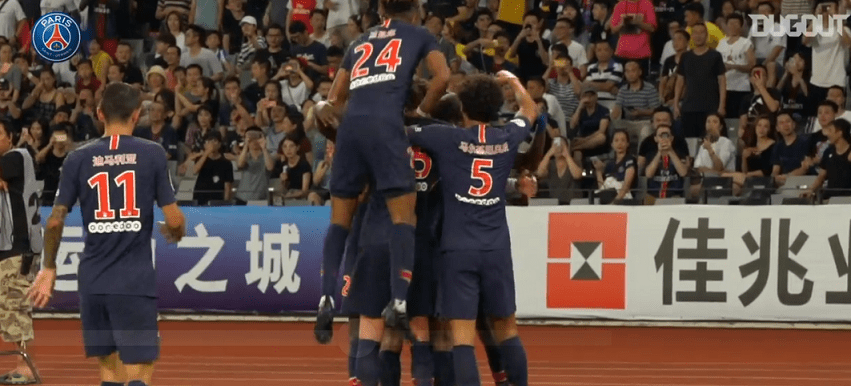 Revivez les buts de PSG/AS Monaco avec les images de Dugout