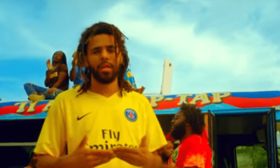 Le rappeur J. Cole porte un maillot du PSG dans son nouveau clip