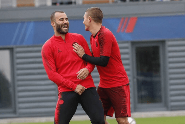 Les images du PSG ce mardi : Jesé s'amuse avec Verratti, plutôt du silence autour du match