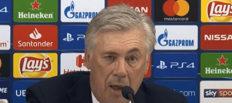 Ancelotti « C’est beau de voir comment le PSG grandit…il peut gagner la Ligue des Champions »