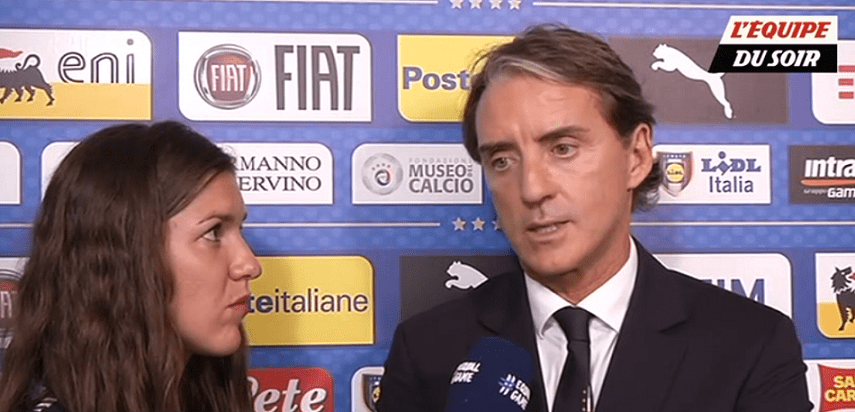 Mancini "Verratti a fait un bon match, mais il doit encore travailler pour revenir à son meilleur niveau"