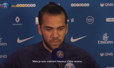 PSG/Toulouse - Dani Alves "c'est un jour inoubliable...J'ai encore beaucoup de travail à faire"