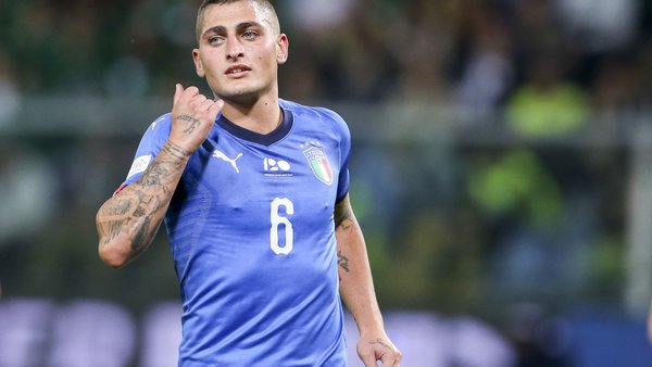 Marco Verratti convoqué avec l'Italie pour la trêve internationale de novembre