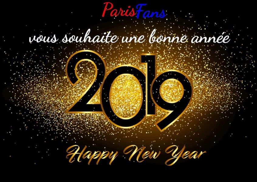 Parisfans vous souhaite une bonne année 2019