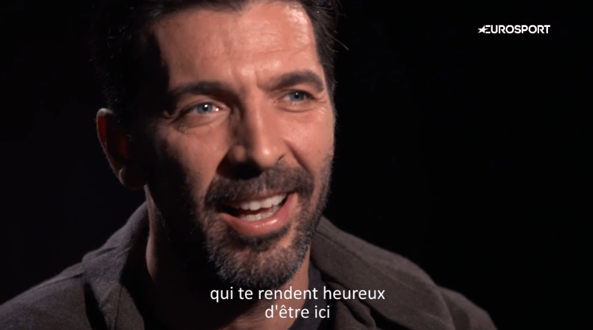 Buffon "Je ne peux dire que du bien de mes coéquipiers, de cette expérience que je suis en train de vivre au PSG"