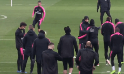 Pontivy/PSG - Déjà un joli groupe à l'entraînement des Parisiens pour préparer le match