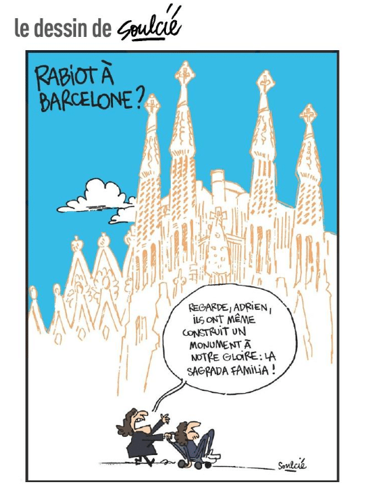 L'Equipe s'amuse de l'exigence de Rabiot et de son départ à Barcelone avec un dessin