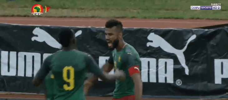 Choupo-Moting buteur lors de la victoire du Cameroun, qui se qualifie pour la CAN 2019