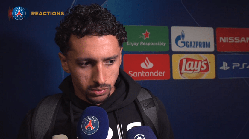 PSG/Manchester United - Marquinhos "C'était une soirée cauchemar... On en a trop fait, il n'y a rien à dire"