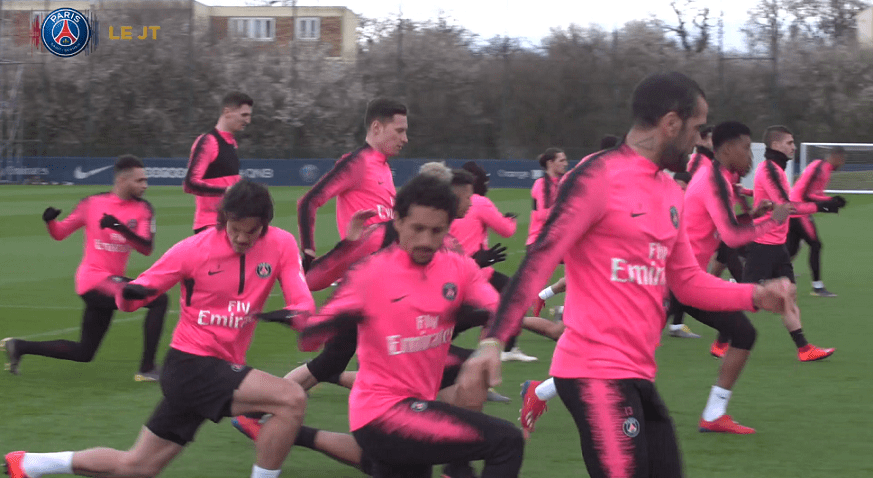 PSG/Manchester United - Suivez le début de l'entraînement des Parisiens ce mardi à 16h