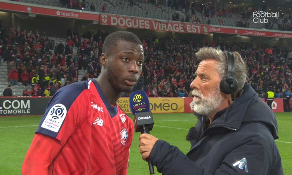 Lille/PSG - Pépé "Gagner 5-1 contre Paris, ce n'est pas donné à tout le monde même s'ils étaient à 10"