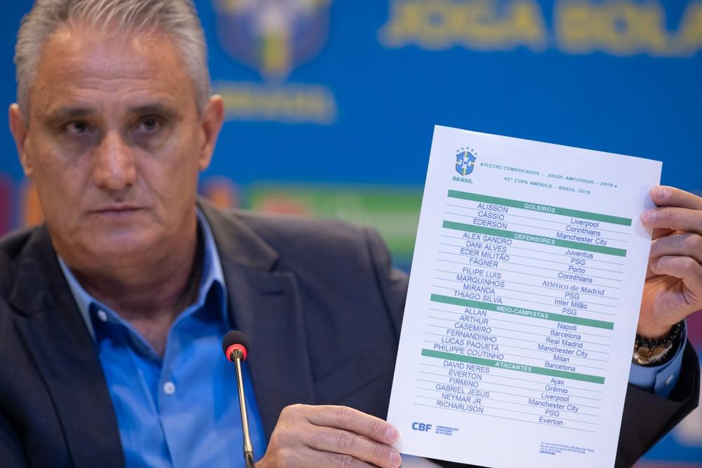 Tite dévoile sélection pour la Copa America