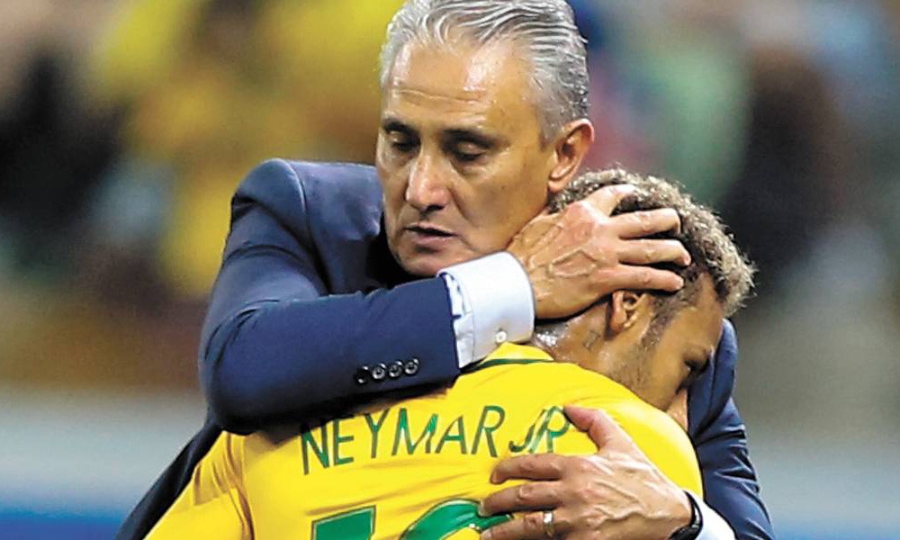 Tite + Neymar - Brésil