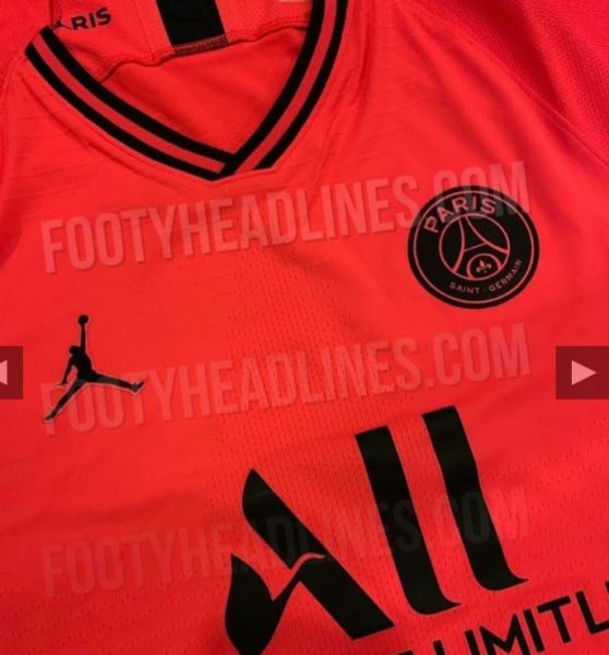 De nouvelles images du maillot extérieur 2019-2020 du PSG, qui sera officiellement annoncé le 26 juillet selon Footy Headlines