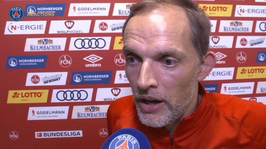 Nuremberg/PSG - Tuchel "Je suis très satisfait de la première période"