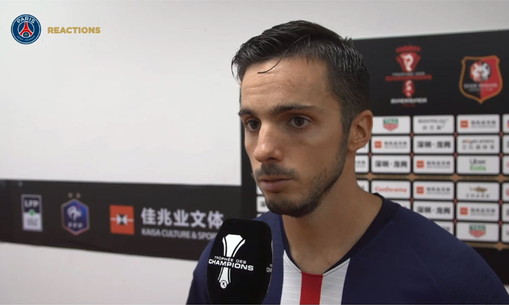 TDC - Sarabia "Premier match officiel, premier trophée pour moi! Je ne pouvais rêver mieux"