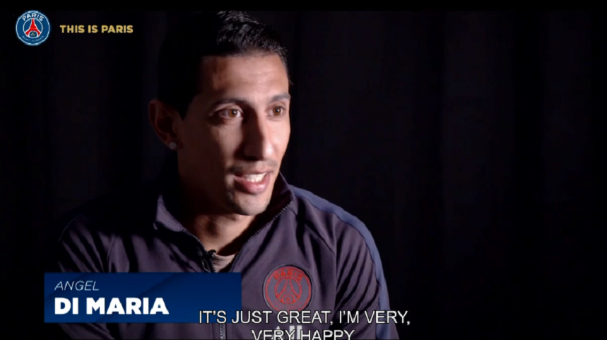 Di Maria "J’espère pouvoir aller au bout de ce contrat...J’espère que cette année sera encore meilleure.”