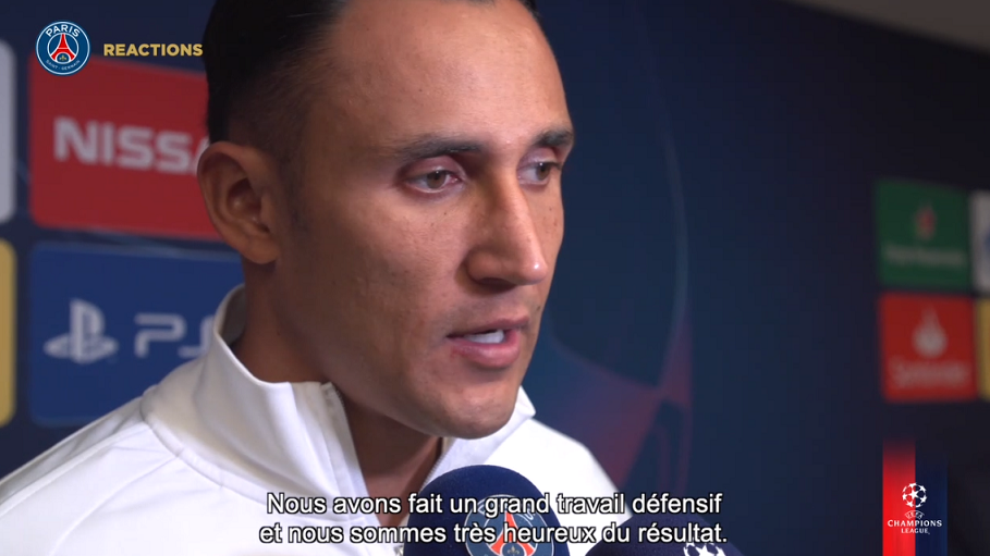 Navas "On a beaucoup travaillé, on est donc très heureux de ce résultat. Il faut continuer sur cette voie."