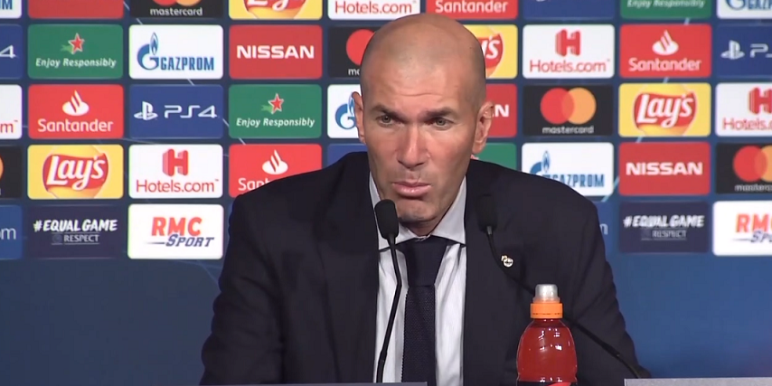 PSG/Real Madrid - Zidane "Le PSG a mérité de gagner son match. Ils ont été très bons à tous les niveaux"