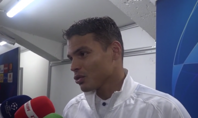 Thiago Silva "PSG/OM ? C'est plus important que le match face à Bruges...il faut gagner"