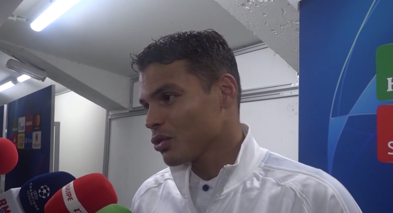 Thiago Silva "PSG/OM ? C'est plus important que le match face à Bruges...il faut gagner"