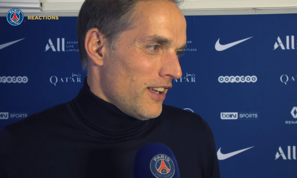 PSG/OM - Tuchel: "C’était un match exceptionnel, on mérite de mener 4-0 à la mi-temps"