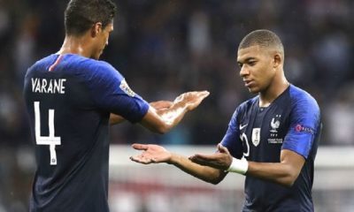 Varane "Je veux toujours Kylian Mbappé dans mon équipe"