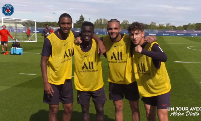 Les images du PSG ce dimanche : Kurzawa chambre Mbappé, enfants et une journée avec Diallo