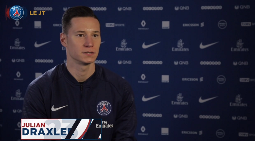 Draxler fait le point sur sa situation au PSG et annonce une possible prolongation de contrat