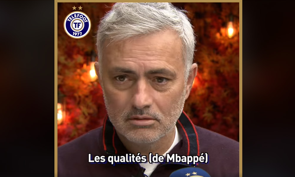 Mourinho totalement sous le charme de Kylian Mbappé