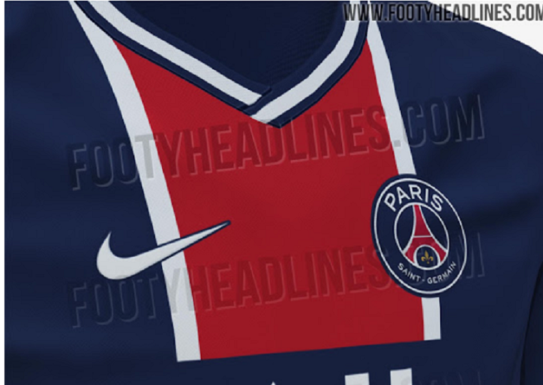 La tenue domicile du PSG pour la saison 2020-2021 inspiré du style Hechter, annonce Footy Headlines