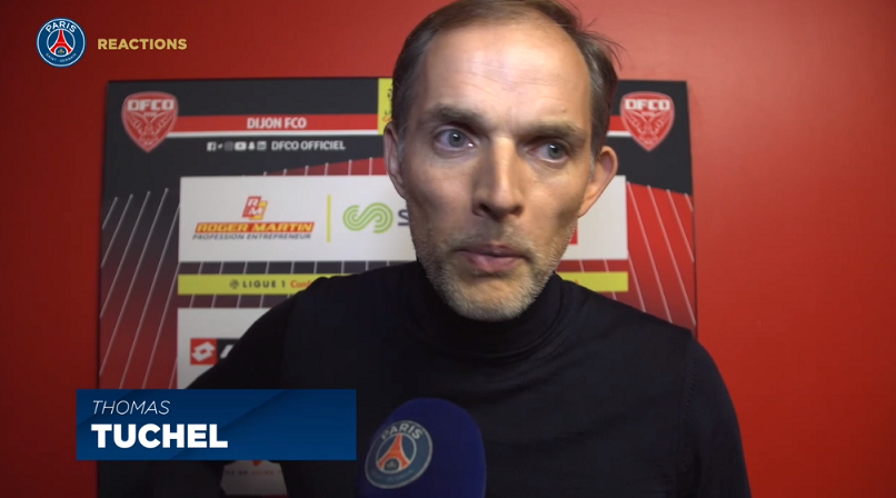 Dijon/PSG - Tuchel "Avoir ouvert le score était peut-être une mauvaise chose, car ce n’était pas mérité."