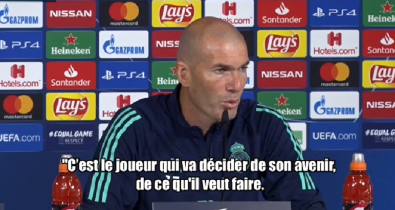 Zidane "Mbappé décidera de son avenir...Il a toujours dit que son rêve était de jouer au Real Madrid"