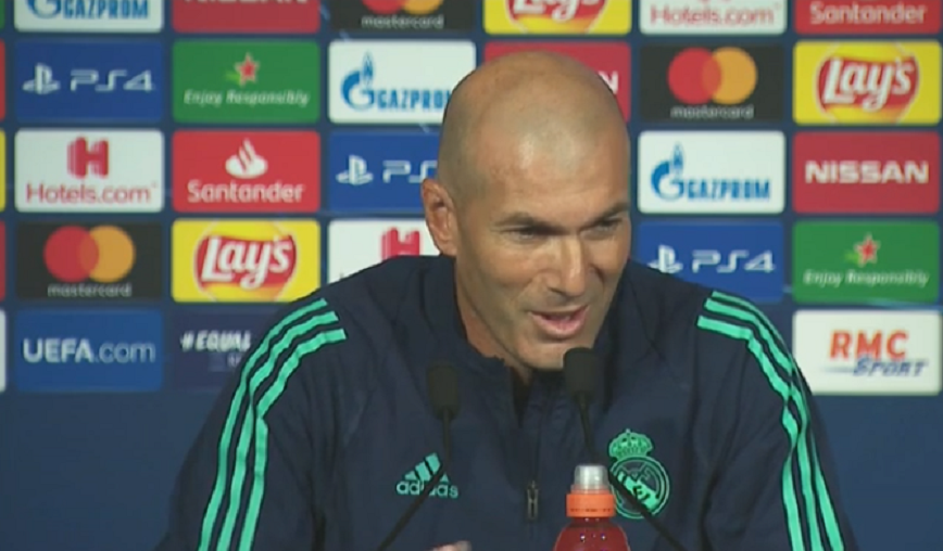 Real Madrid/PSG - Zidane en conf :