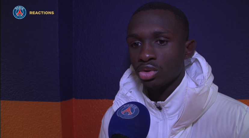 Montpellier/PSG - Kouassi "J’espère continuer ainsi...Mes coéquipiers m’ont beaucoup aidé"