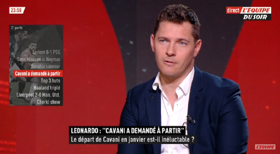 Obraniak est sûr que la sortie de Leonardo signifie que le PSG "a un trouvé un remplaçant à Cavani"